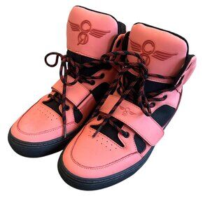 Creative Recreation Cota High Top Sneaker Tennis Shoe Salmon Black Size 8 Men's
